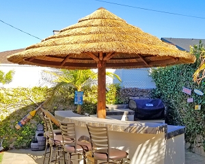 10.5' African Reed Palapa Pictured